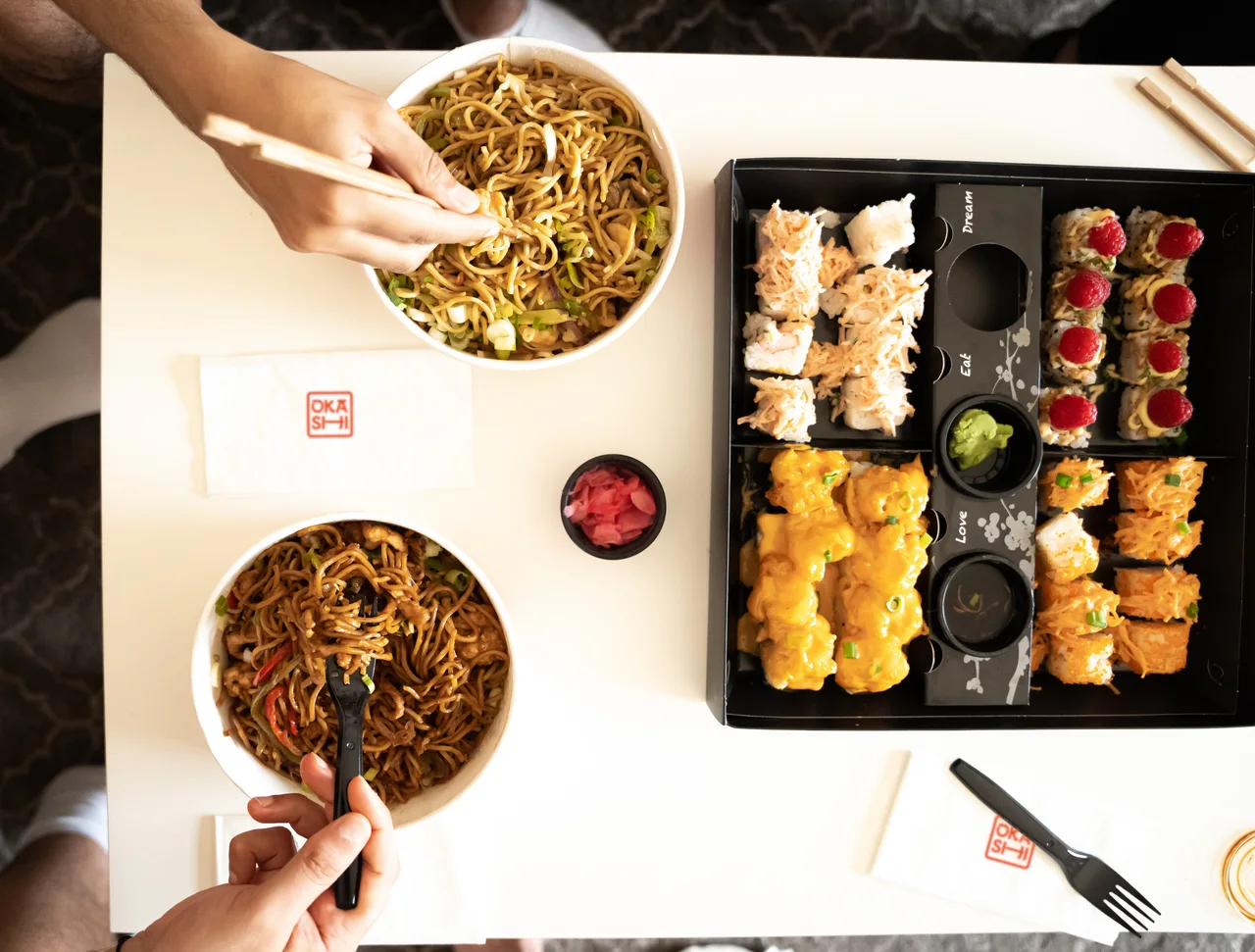 Brand menu dishes from the 2026 franchise brochure